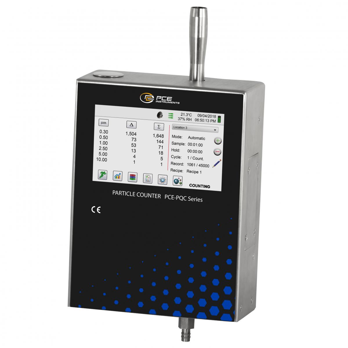 Aerosol Partikelzähler PCE-PQC 33EU inkl. Kalibrierzertifikat