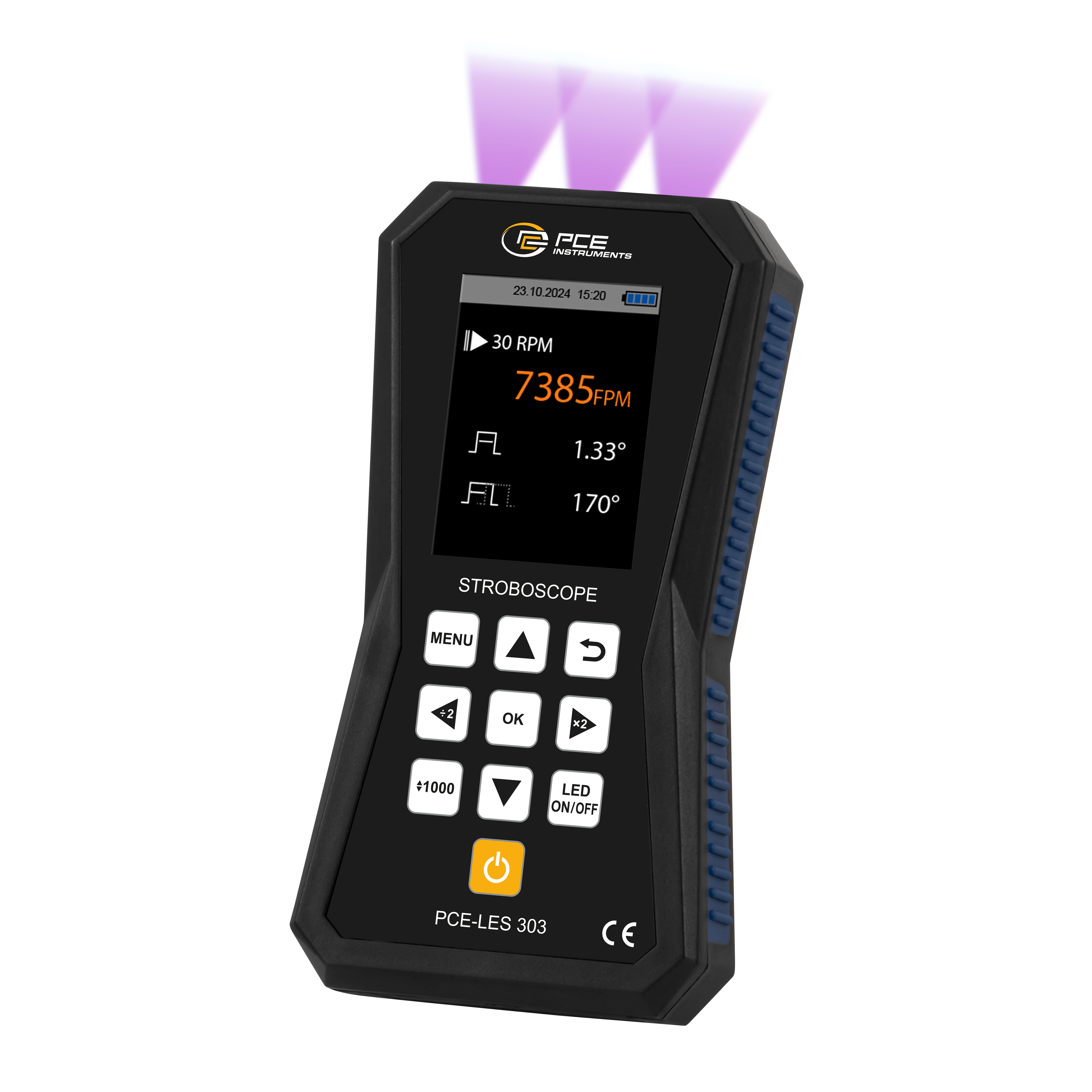 Schwingungsmessgerät / Schwingungsmesser PCE-LES 303UV-385