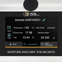 Analysenwaage Display