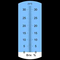 Refraktometer / Handrefraktometer Skala