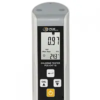 Chlormessgerät / Chlor Tester Display