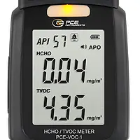 Detektor für Gas Display