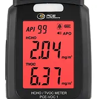 Detektor für Gas Display