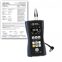 Dickenmessgerät PCE-TG 300-NO7-ICA inkl. ISO-Kalibrierzertifikat 