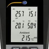 Differenzdruckmanometer PCE-HVAC 4 Display