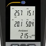 Differenzdruckmanometer PCE-HVAC 4 Display