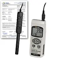 Feuchtemessgerät (Rel.) PCE-313A-ICA inkl. ISO-Kalibrierzertifikat 
