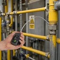 Gas Leckdetektor / Leckagedetektor Anwendungsbild