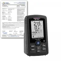 Gasmessgerät PCE-AQD 20-ICA inkl. ISO-Kalibrierzertifikat 