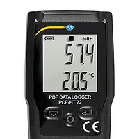 HLK-Messgerät für Feuchte / Temperatur PCE-HT 72 Display