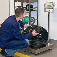 Waage aus der Industriellen Wiegetechnik  PCE-EP 150P1 Anwendung1