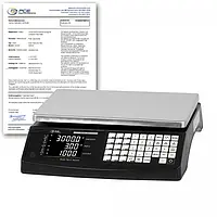 Industriewaage PCE-TB 3C-ICA inkl. ISO-Kalibrierzertifikat 