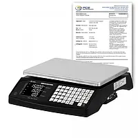 Inventurwaage PCE-TB 1,5C-ICA inkl. ISO-Kalibrierzertifikat 
