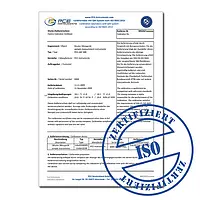 ISO Kalibrierzertifikat CAL-RAM
