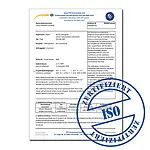 ISO-Kalibrierzertifikat Muster