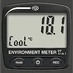 Klima- Messgerät PCE-EM 890 Display