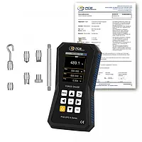 Kraftmesser PCE-DFG 500 X-ICA inkl. ISO-Kalibrierzertifikat 