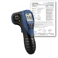 Laser-Drehzahlmesser PCE-DT 50-ICA inkl. ISO-Kalibrierzertifikat 