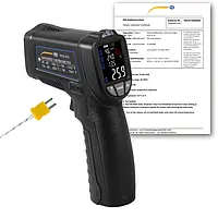 Laser Thermometer inkl. Typ-K und ISO-Kalibrierzertifikat