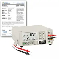 Leistungsmesser PCE-PA6000-ICA inkl. ISO-Kalibrierzertifikat 