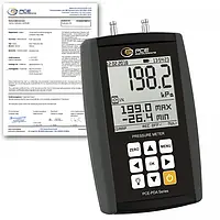 Luft-Messtechnik Manometer PCE-PDA 100L-ICA inkl. ISO-Kalibrierzertifikat 