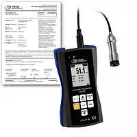Materialdickenmessgerät PCE-CT 80-FN0D5-ICA inkl. ISO-Kalibrierzertifikat 