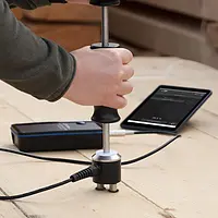 Materialfeuchtemessgerät Anwendungsbild