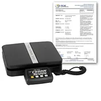 Mobile Waage PCE-PP 50-ICA inkl. ISO-Kalibrierzertifikat 