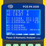 Netz-Analysegerät PCE-PA 8300 Display