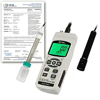 pH-Tester / pH-Messgerät PCE-PHD 1-PH-ICA inkl. ISO-Kalibrierzertifikat 
