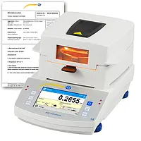 Präzisions Feuchtewaage PCE-MA 50X-ICA inkl. ISO-Kalibrierzertifikat
