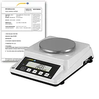 Quadrantenwaage PCE-DMS 310-ICA inkl. ISO-Kalibrierzertifikat 