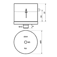 PCE-AC06G Skizze Abmessungen
