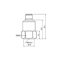 PCE-AC420-215 Skizze Abmessungen