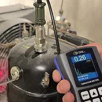 Schwingungsmesstechnik Anwendungsbild