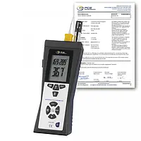 SHK Messgerät für Feuchte / Temperatur PCE-320-ICA inkl. ISO-Kalibrierzertifikat 