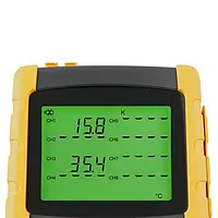 SHK Messgerät für Temperatur 12-Kanal  Display
