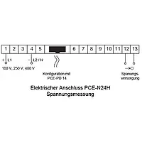 Spannungsmessung Spannungsanzeige PCE-N24H