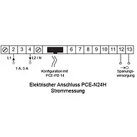 Strommessung PCE-N24H Stromanzeige 