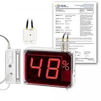 Temperaturanzeige PCE-G1A-ICA inkl. ISO-Kalibrierzertifikat 