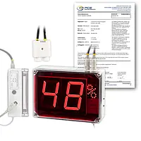 Temperaturmessgerät PCE-G1A-ICA inkl. ISO-Kalibrierzertifikat 