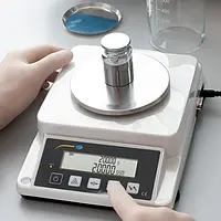 Tischwaage Anwendung