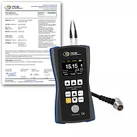 Ultraschallmessgerät PCE-TG 300-NO5/90-ICA inkl. ISO-Kalibrierzertifikat 