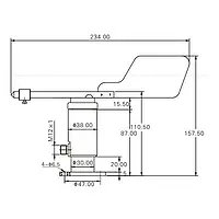 Abmessungen Windsensor