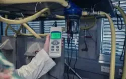 pH-meters bij de controle van de waterbehandeling.