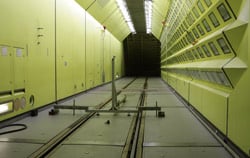 Luchtstroommeter voor gebruik in een windtunnel.