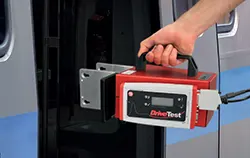 Spankrachtmeetapparaat voor het controleren van de klemkracht.