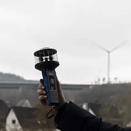 Anemometer Toepassingsfoto