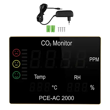 Leveromvang CO2 meter 