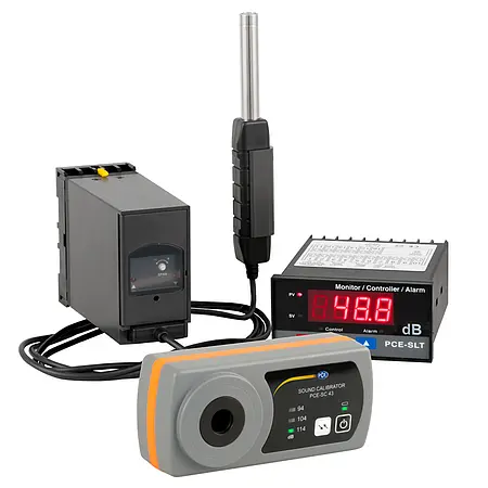 Datalogger met geluidskalibrator PCE-SLT-KIT-N